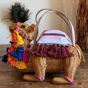 kate spade wicker camel